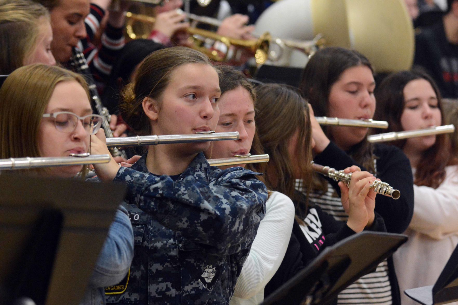 Portage High School Veterans Day ceremony 2019
